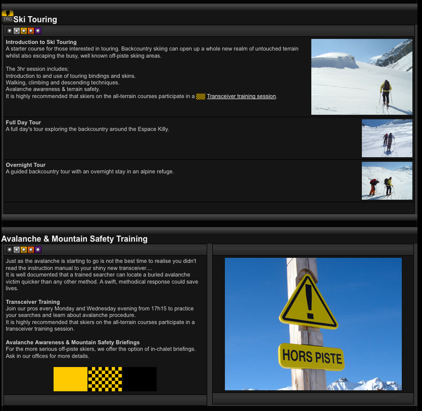 EV2 All terrain Val d'Isere Lessons
